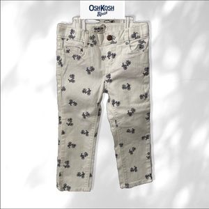 White Bicycle Stretch Jegging Jeans with Adjustable Waist Osh Kosh